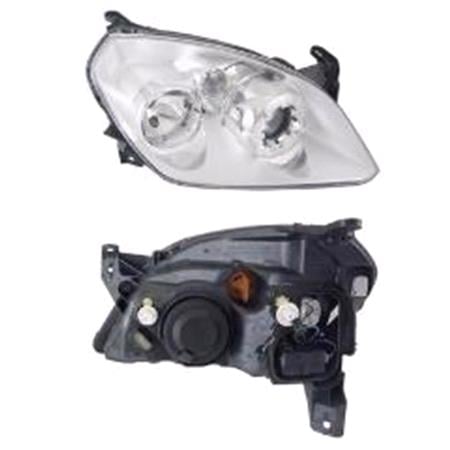 Right Headlamp (With Chromed Ring, Supplied With Motor, Original Equipment) for Opel TIGRA TwinTop 2004 on
