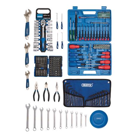 Draper 21548 Top Chest Tool Kit, 9 Drawer (216 Piece)