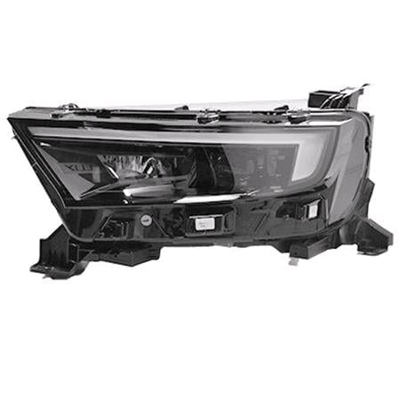 Left Headlamp (Full LED, Supplied Without Control Module, Original Equipment) for Opel MOKKA 2020 to 2025