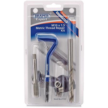 Draper Expert 21723 M10 x 1.5 Metric Thread Repair Thread Kit
