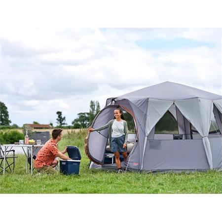 Coleman Cortes Octagon 8 Family Tent   Grey
