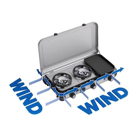 Campingaz Camping Kitchen 2 Multi Cook Stove Double Burner