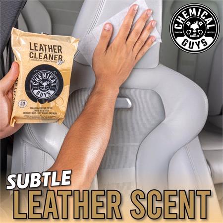 Chemical Guys Leather Cleaner Wipes (50 ct)