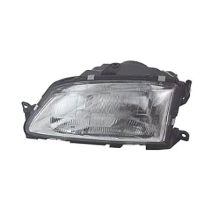 Left Headlamp (Single Reflector, H4 Bulb) for Peugeot 306 Hatchback 1993 1997