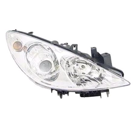 Right Headlamp (Original Equipment) for Peugeot 307 SW 2005 2007