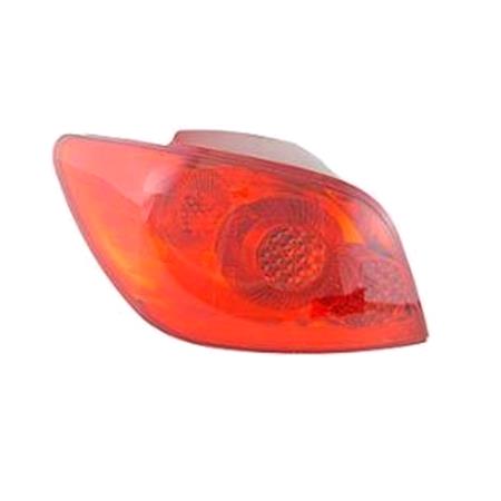 Left Rear Lamp (Hatchback, Supplied With Bulbholder, Original Equipment) for Peugeot 307 2005 2007