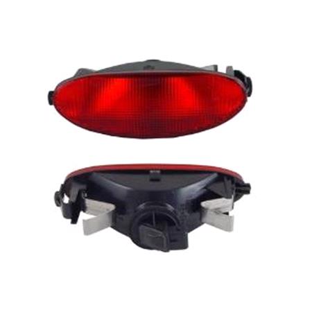 Rear Fog Lamp, Supplied With Bulbholder for Peugeot 206 Estate, 2002 2007 