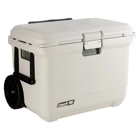 Coleman Pro 55QT Wheeled Cooler Box   5 Days Ice Retention
