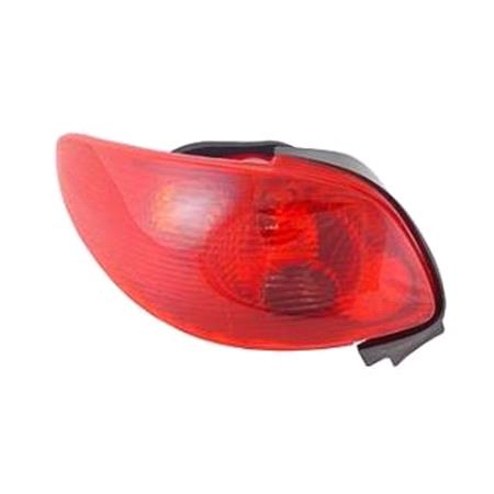 Left Rear Lamp (Coupe Cabriolet, Original Equipment) for Peugeot 206 CC 2003 2007