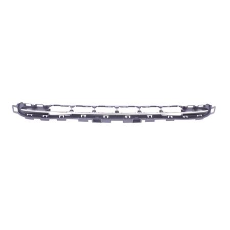 Peugeot 207 CC 2010 2012 Front Bumper Grille, Upper, Black, With Chrome Moulding