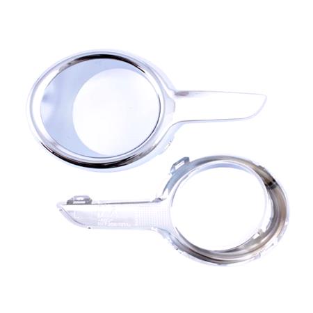 Left Front Fog Lamp Bezel (Chrome, TUV Approved) for Peugeot 208 2012 2015
