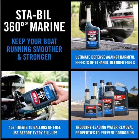 STA BIL 360 Marine Ethanol Treatment & Fuel Stabiliser 8oz