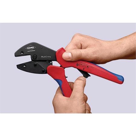 KNIPEX MultiCrimp Lever Action Crimping Pliers, 0.25 — 6.0 mm² Capacity, 250mm