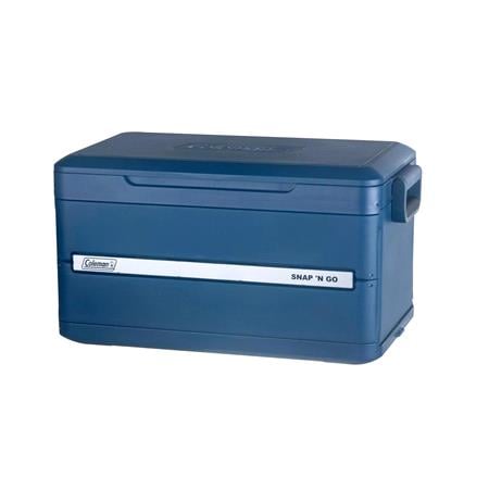 Coleman Snap N Go 35QT Blue Saphire Collapsible Cooler Box   2 Days Ice Retention