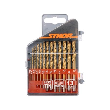 Titanium Twist Drill Set 1,5 6,5mm   Pack of 13