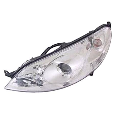 Left Headlamp (Original Equipment) for Peugeot 407 2004 on