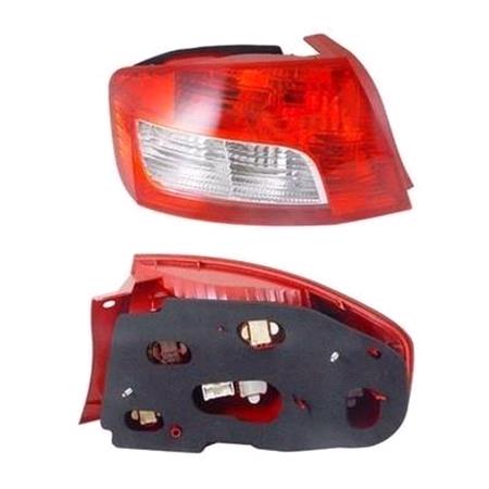 Left Rear Lamp (Saloon, Supplied With Bulbholder, Original Equipment) for Peugeot 407 2004 2008