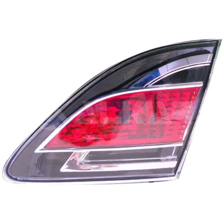 Right Rear Lamp (Inner, On Boot Lid, With Fog Lamp, Standard Bulb Type, Supplied Without Bulbholder, Saloon & Hatchback Models) for Mazda 6 Estate 2008 2010