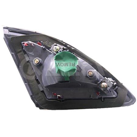 Right Rear Lamp (Inner, On Boot Lid, With Fog Lamp, Standard Bulb Type, Supplied Without Bulbholder, Saloon & Hatchback Models) for Mazda 6 Estate 2008 2010