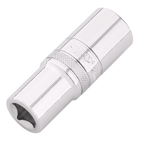 Draper Expert 22422 HI TORQ 12 Point Metric Deep Socket, 1/2" Sq. Dr., 21mm