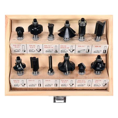 ROUTER BIT SET 12PCS