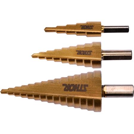3PCS STEP DRILLS