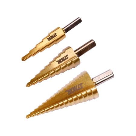 3PCS STEP DRILLS