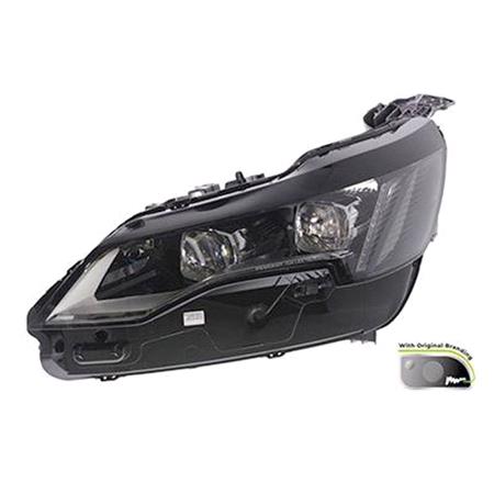 Left Headlamp (Full LED, GT Line, Supplied Without Control Modules, Original Equipment) for Peugeot 5008 II 2021 to 2023