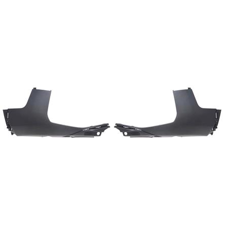 Peugeot 5008 II Van 2016 Onwards Front Lower Spoiler Set, RH and LH Supplied, Without Holes For Parking Sensors