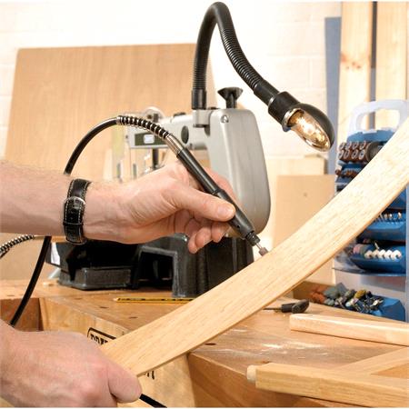 Draper 22791 Variable Speed Scroll Saw with Flexible Drive Shaft and Work light, 405mm, 90W