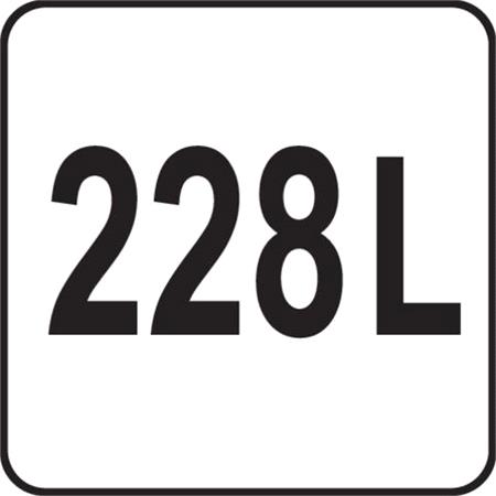 SNACK COUNTER 228L 2 DOOR