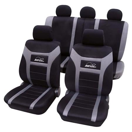 Grey & Black Car Seat Covers   For Lancia Kappa