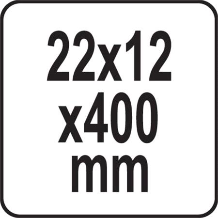 WRECKING BAR, SQUARE 400x21x11MM