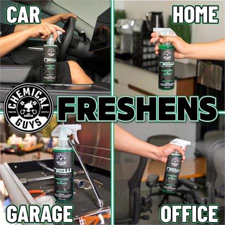 Chemical Guys Black Frost Scent Air Freshener And Odor Eliminator (16oz)