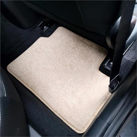 Elite Tailored Car Mats for Hyundai i30 Hatchback, 2011 2017   Beige   4 Piece   3 Clips