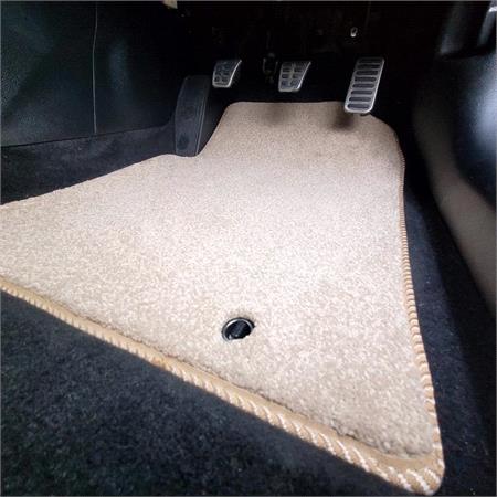 Elite Tailored Car Mats for Hyundai i30 Estate, 2012 2017   Beige   4 Piece   3 Clips