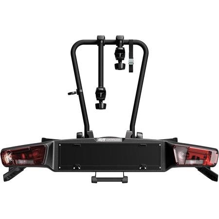 Peruzzo Atlantis Black Aluminium Tow Bar Mounted Bike Rack for 2 Bikes