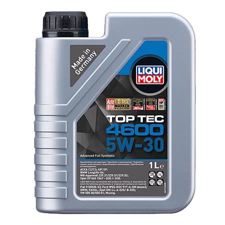 Liqui Moly 5W 30 C2/C3 Top Tec 4600 Engine Oil   1 Litre