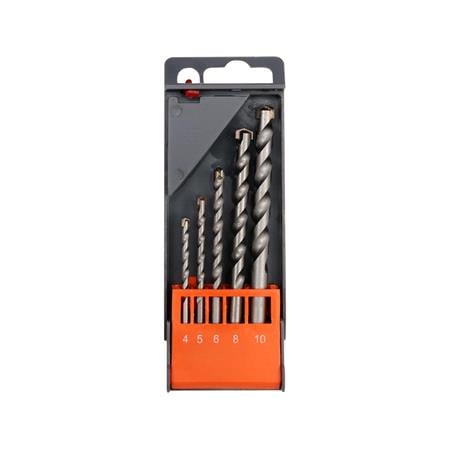 MASONRY DRILL BIT SET 4, 5, 6, 8, 10MM