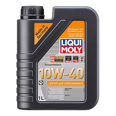 Liqui Moly 10W 40 A3/B3 Leichtlauf Performance Engine Oil   1 Litre