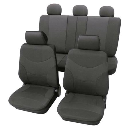 Luxury Dark Grey Car Seat Cover set   For Peugeot 406 Estate 1996 To 2004