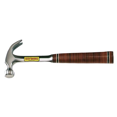 Estwing Curved Claw Hammer with Leather Grip, 12oz/336g, 11"