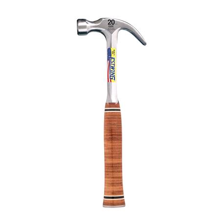 Estwing Curved Claw Hammer with Leather Grip, 20oz/560g