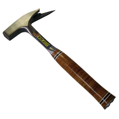 Estwing Smooth Face Roofers Pick Hammer with Leather Grip, 21oz/600g, 13"