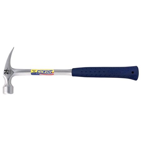 Estwing Smooth Face Straight Framing Hammer, 24oz/672g, 16"