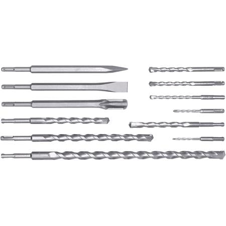 HAMMER DRILLS & CHISELS SDS PLUS 12PCS