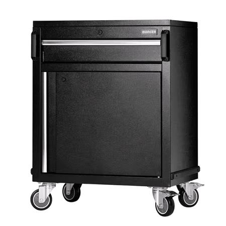 Draper 23687 BUNKER Modular Power Tool Mobile Cabinet, 1 Drawer, 1 Door, 646mm