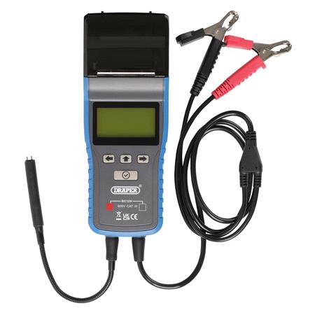 Draper 23707 12V Digital Brake Fluid Tester with Printer