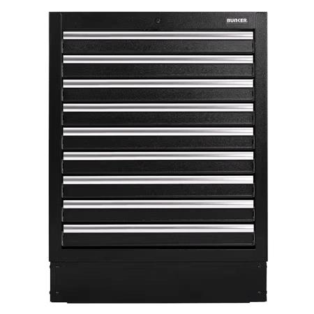 Draper 23748 BUNKER Modular Floor Cabinet, 9 Drawer, 680mm