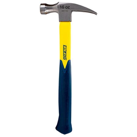 Estwing Sure Strike Straight Claw Hammer with Fibreglass Handle, 16oz/453g 
